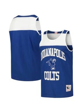 Mitchell & Ness Indianapolis Colts Heritage Colorblock Tank Men’s Size XL New